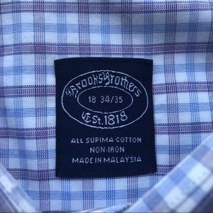 Brooks Brothers Plaid Pocket Dress Shirt 👔Mint!